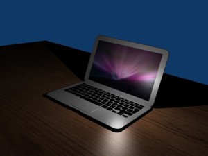 Vyrenderovaný MacBook Air